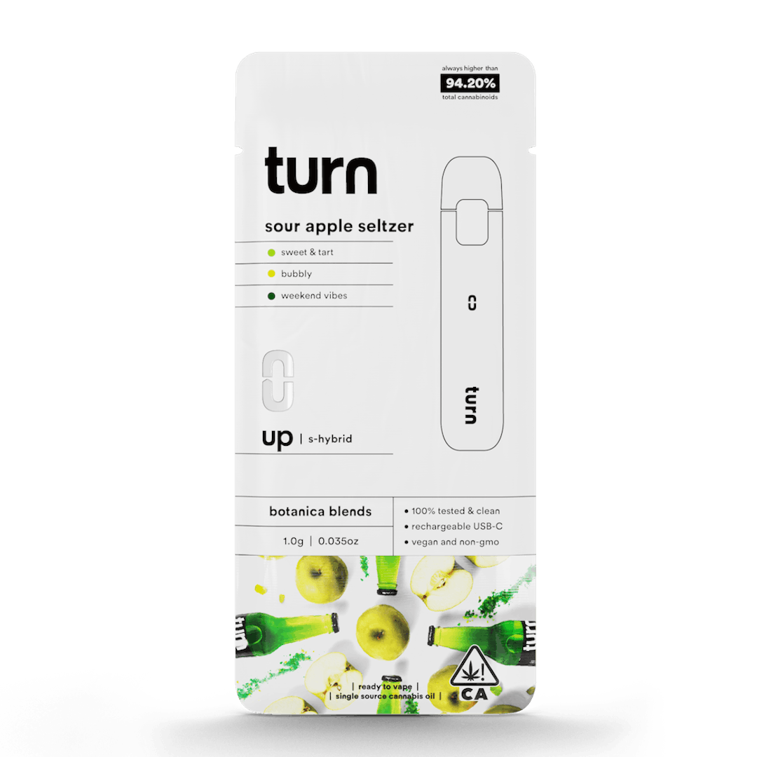 Sour Apple Seltzer Botanical Blends Disposable 1g